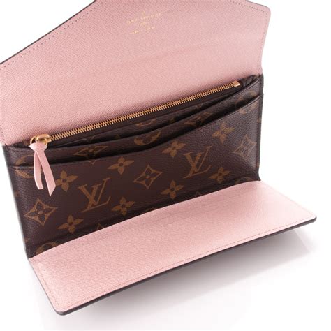 louis vuitton josephine wallet size|louis vuitton wallet pink interior.